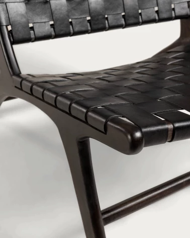 Black Calixta armchair