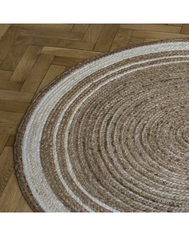 Jutový koberec Aroli, ručná práca, 120cm, India LAAV 801