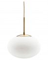 Závesná lampa Opal, Biela, Priemer 30 cm, House Doctor