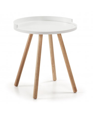 White Kurb side table Ă 46 cm FSC MIX Credit