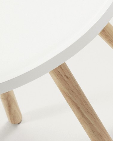 White Kurb side table Ă 46 cm FSC MIX Credit