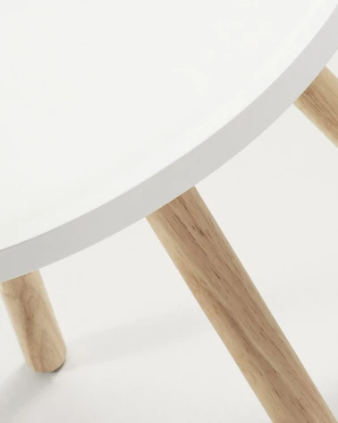 White Kurb side table Ă 46 cm FSC MIX Credit