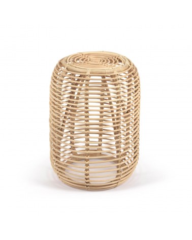 Round Kohana side table in rattan with natural finish Ă 45 cm