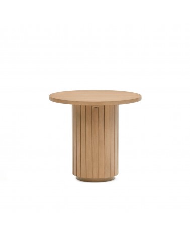 Licia round side table, solid mango wood, Ă 60 cm