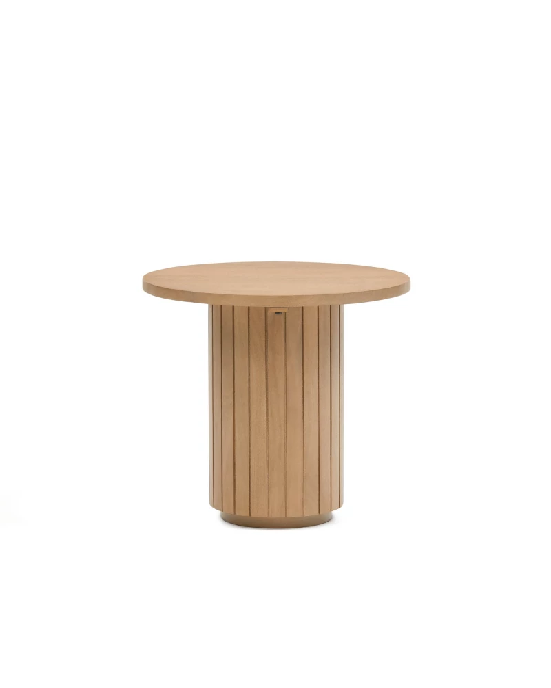 Licia round side table, solid mango wood, Ă 60 cm
