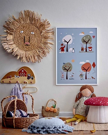 Detský vešiak Billy, MDF, Bloomingville MINI LAAV 921