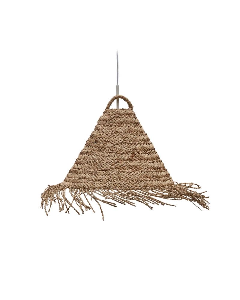 Fonteta natural fiber ceiling lamp in a natural finish, Ă 40 cm