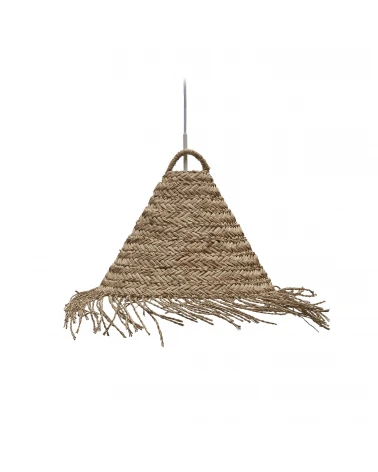 Fonteta natural fiber ceiling lamp in a natural finish, Ă 40 cm