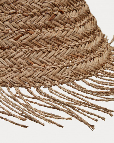 Fonteta natural fiber ceiling lamp in a natural finish, Ă 40 cm
