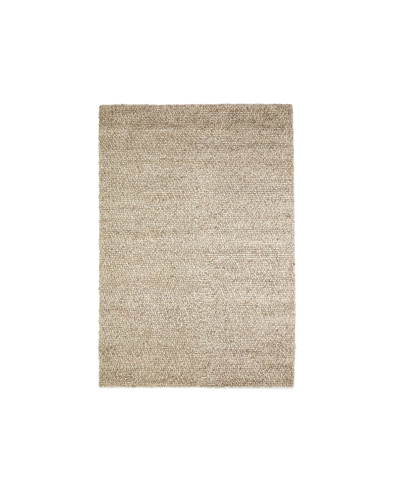 Lubrin rug in grey wool, 200 x 300 cm