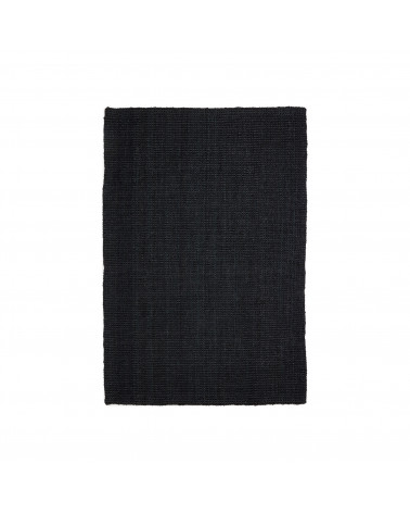 Madelin black jute rug 160 x 230 cm