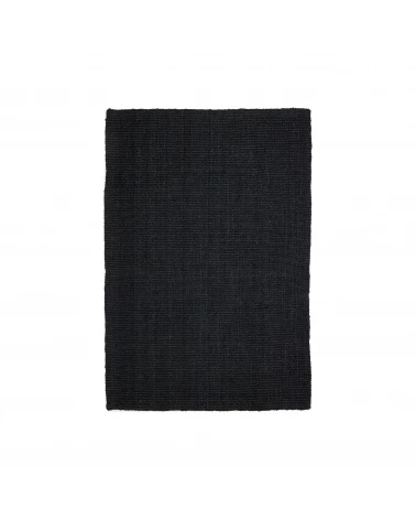 Madelin black jute rug 160 x 230 cm