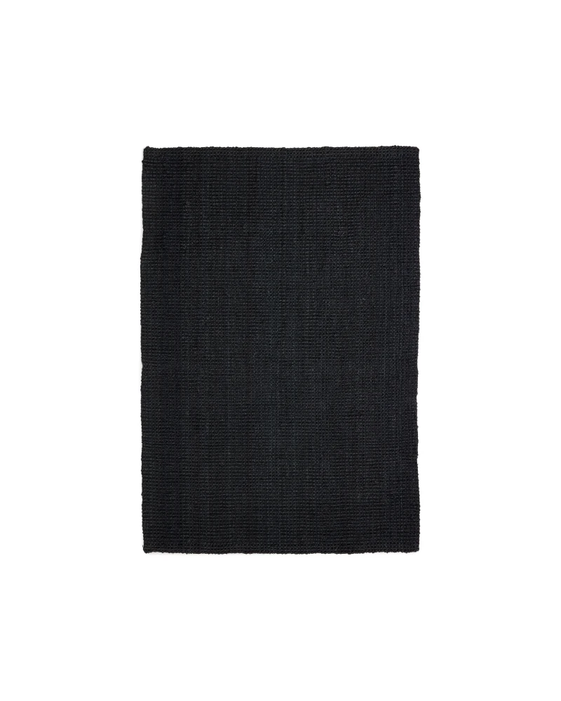 Madelin black jute rug 160 x 230 cm