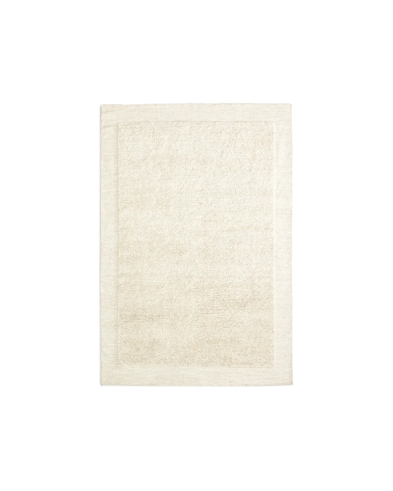 Marely white wool rug 160 x 230cm