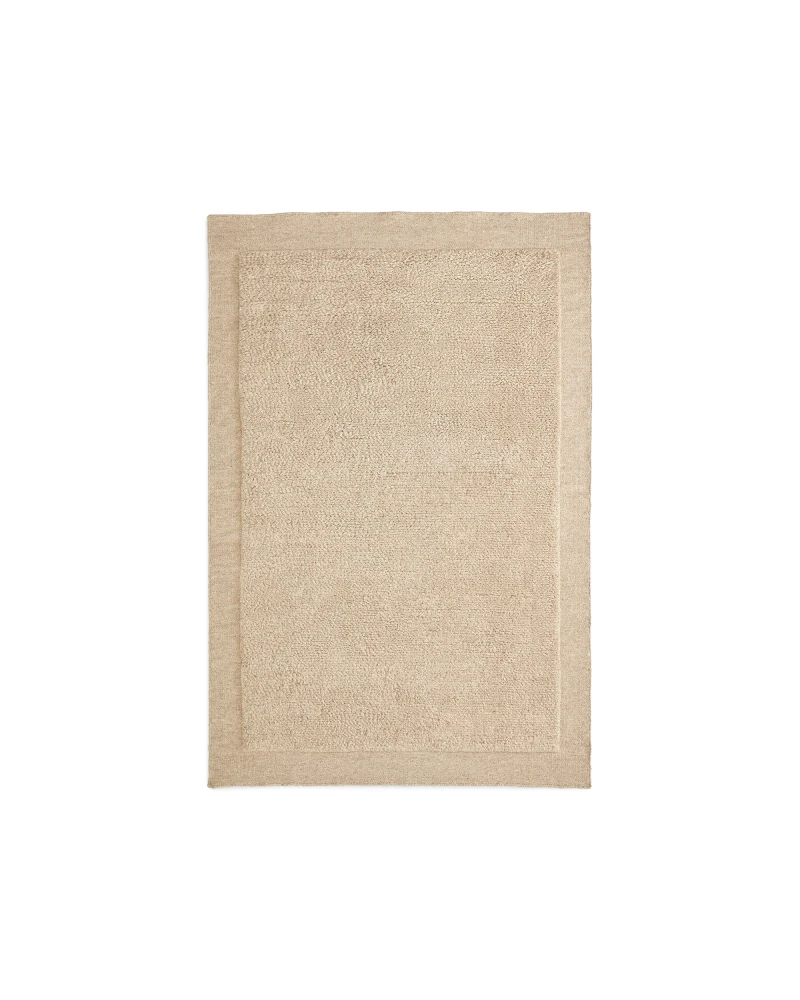 Marely beige wool rug 160 x 230 cm