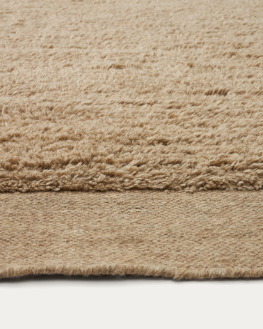 Marely beige wool rug 160 x 230 cm