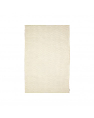 Mascarell rug, cotton and polypropylene in white, 200 x 300 cm