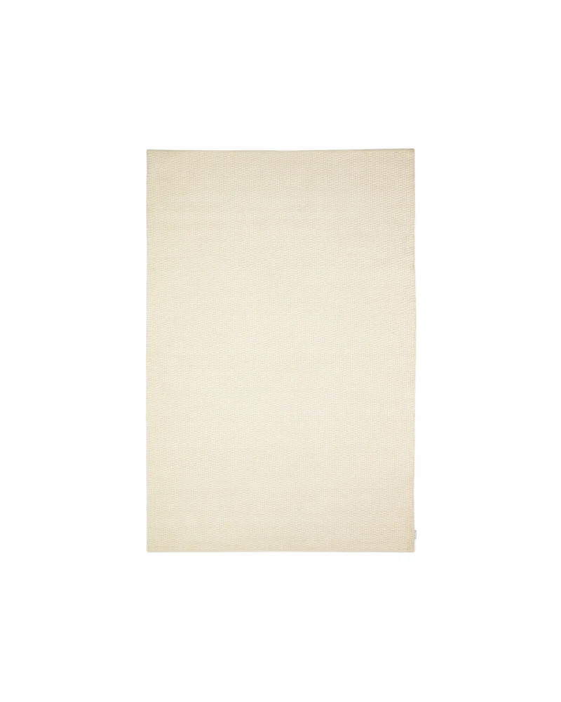 Mascarell rug, cotton and polypropylene in white, 200 x 300 cm