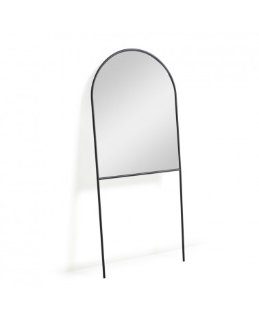 Nazara black metal full-length mirror 70 x 161 cm