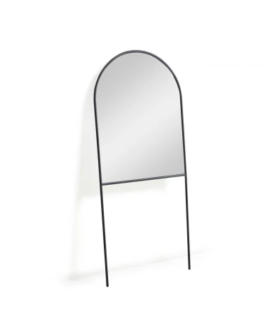 Nazara black metal full-length mirror 70 x 161 cm