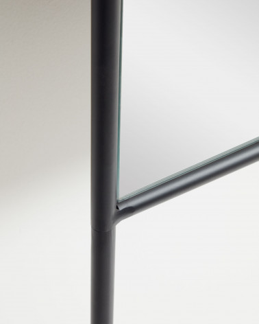 Nazara black metal full-length mirror 70 x 161 cm