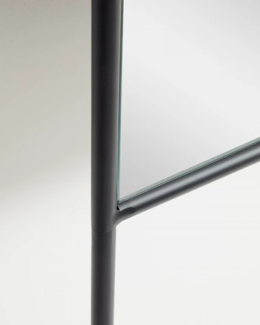 Nazara black metal full-length mirror 70 x 161 cm
