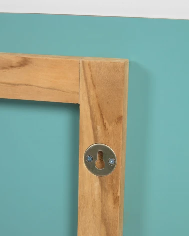 Rokia solid teak mirror 90 x 55 cm