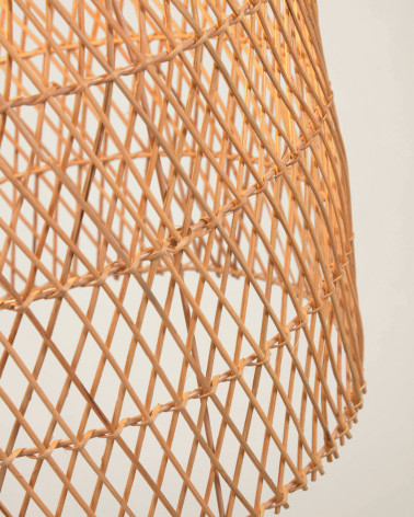 Domitila ceiling light shade in rattan with natural finish Ă 44 cm