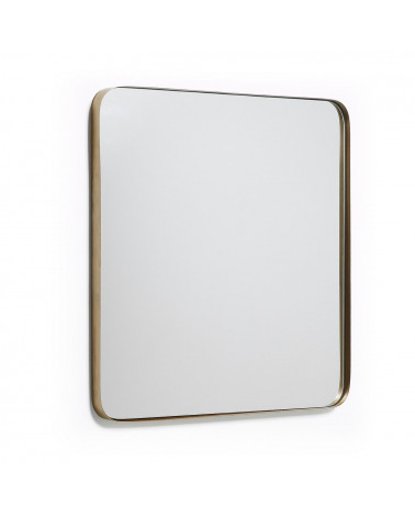 Marco gold metal wall mirror 60 x 60 cm