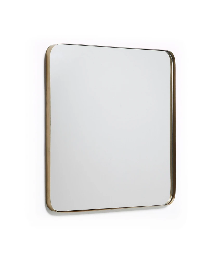 Marco gold metal wall mirror 60 x 60 cm