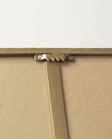 Marco gold metal wall mirror 60 x 60 cm