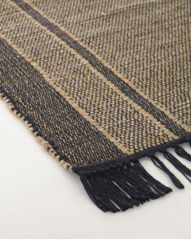 Brunilda black and brown rug 160 x 230 cm