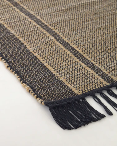 Brunilda black and brown rug 160 x 230 cm