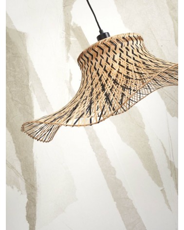 Závesná lampa Ibiza, Prírodná/čierna, Good&Mojo LAAV 991